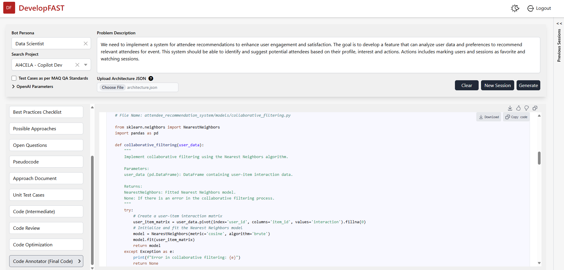 Figure 6: Code Annotator (Final Code)